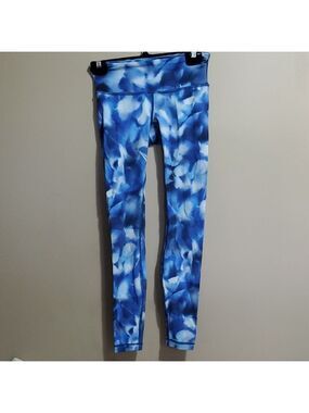 Lululemon Wunder Under Tight Blue Low Rise Leggings Size 4